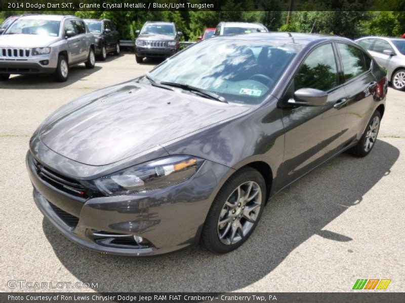 Granite Crystal Metallic / Black/Light Tungsten 2014 Dodge Dart SXT