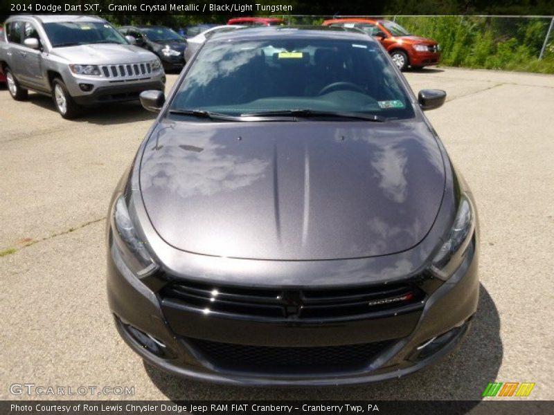 Granite Crystal Metallic / Black/Light Tungsten 2014 Dodge Dart SXT