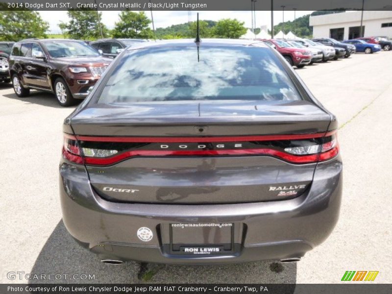 Granite Crystal Metallic / Black/Light Tungsten 2014 Dodge Dart SXT