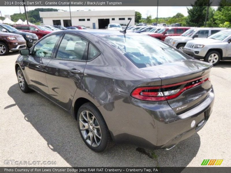 Granite Crystal Metallic / Black/Light Tungsten 2014 Dodge Dart SXT