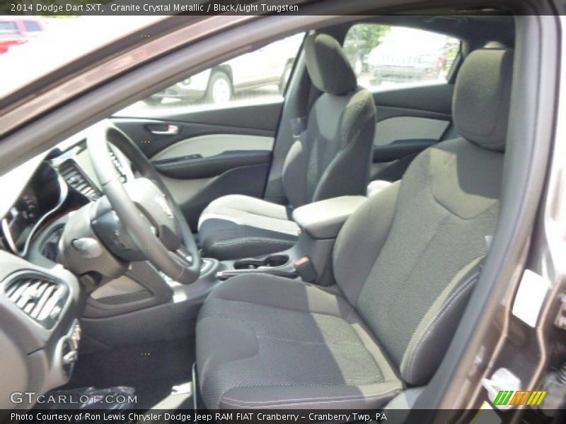 Granite Crystal Metallic / Black/Light Tungsten 2014 Dodge Dart SXT