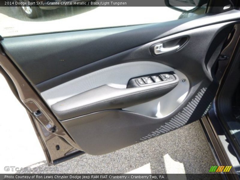Granite Crystal Metallic / Black/Light Tungsten 2014 Dodge Dart SXT