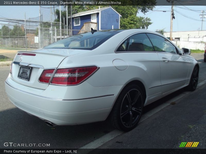 Diamond White Metallic / Almond/Mocha 2011 Mercedes-Benz E 350 Coupe