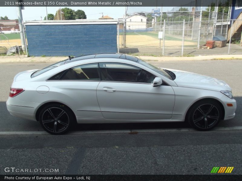 Diamond White Metallic / Almond/Mocha 2011 Mercedes-Benz E 350 Coupe