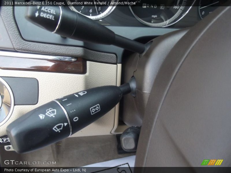 Diamond White Metallic / Almond/Mocha 2011 Mercedes-Benz E 350 Coupe