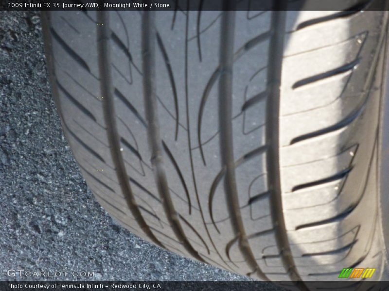 Moonlight White / Stone 2009 Infiniti EX 35 Journey AWD