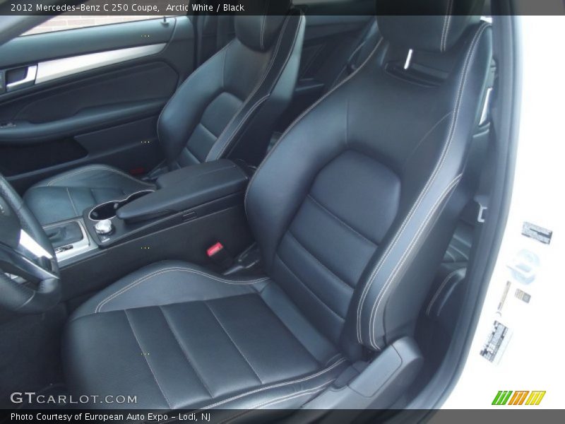Arctic White / Black 2012 Mercedes-Benz C 250 Coupe