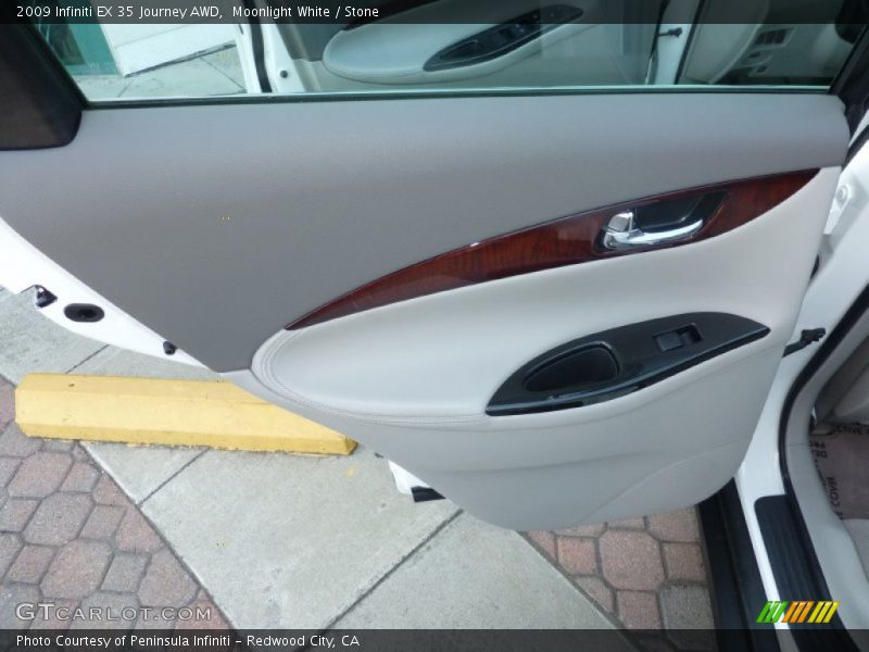 Moonlight White / Stone 2009 Infiniti EX 35 Journey AWD