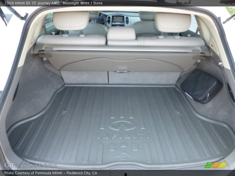 Moonlight White / Stone 2009 Infiniti EX 35 Journey AWD