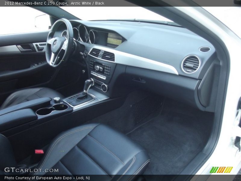 Arctic White / Black 2012 Mercedes-Benz C 250 Coupe