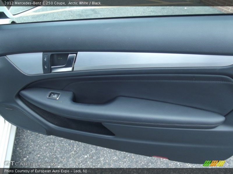 Arctic White / Black 2012 Mercedes-Benz C 250 Coupe