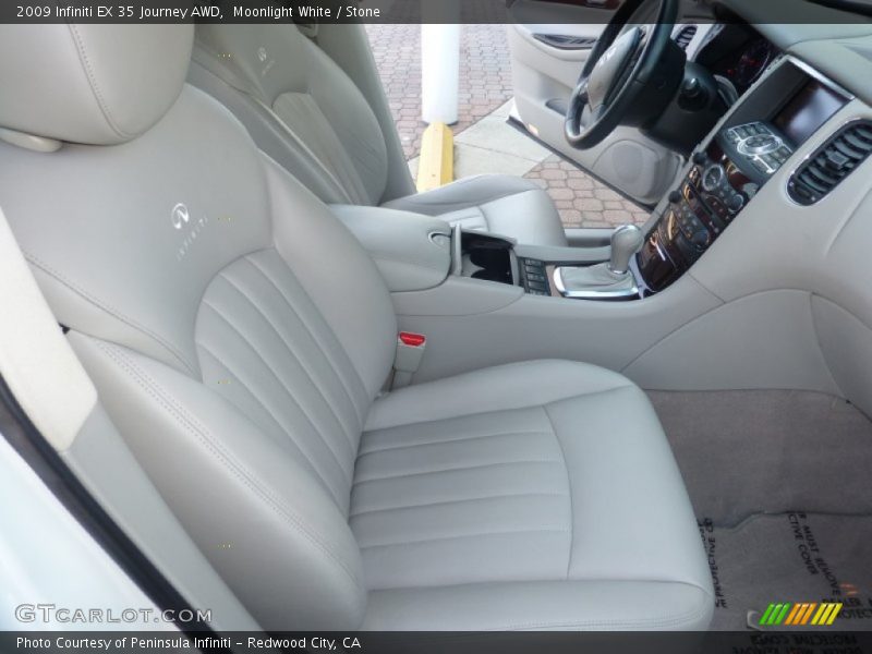 Moonlight White / Stone 2009 Infiniti EX 35 Journey AWD