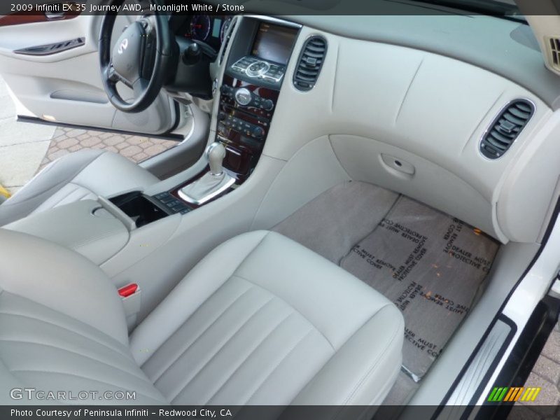 Moonlight White / Stone 2009 Infiniti EX 35 Journey AWD