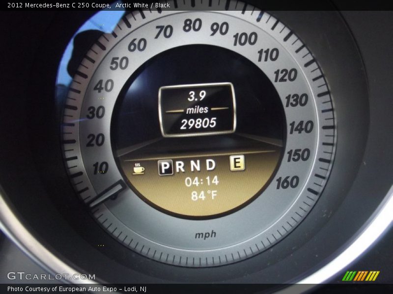 Arctic White / Black 2012 Mercedes-Benz C 250 Coupe