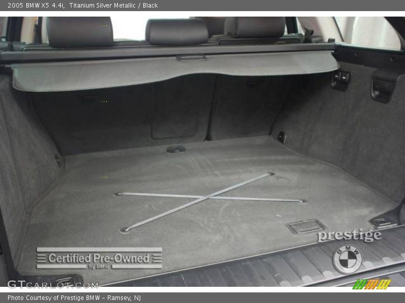 Titanium Silver Metallic / Black 2005 BMW X5 4.4i