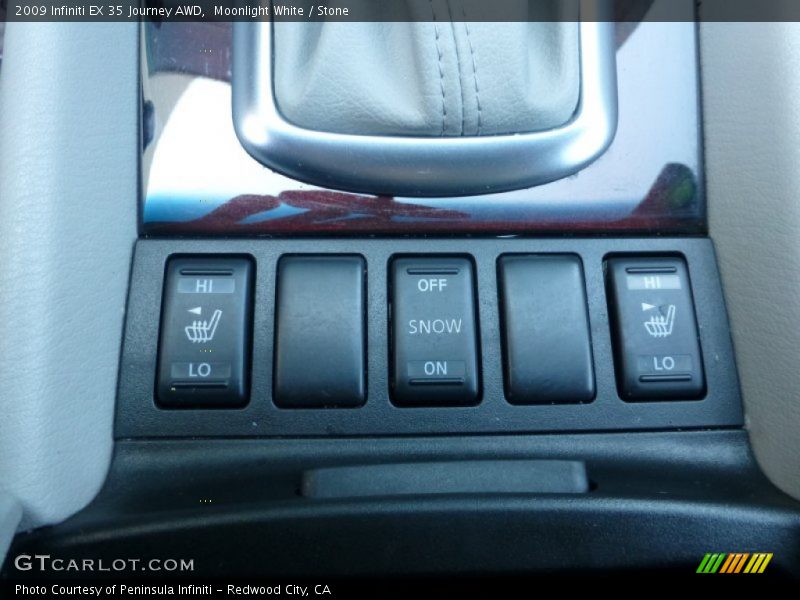 Moonlight White / Stone 2009 Infiniti EX 35 Journey AWD