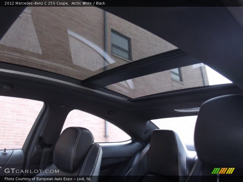 Arctic White / Black 2012 Mercedes-Benz C 250 Coupe