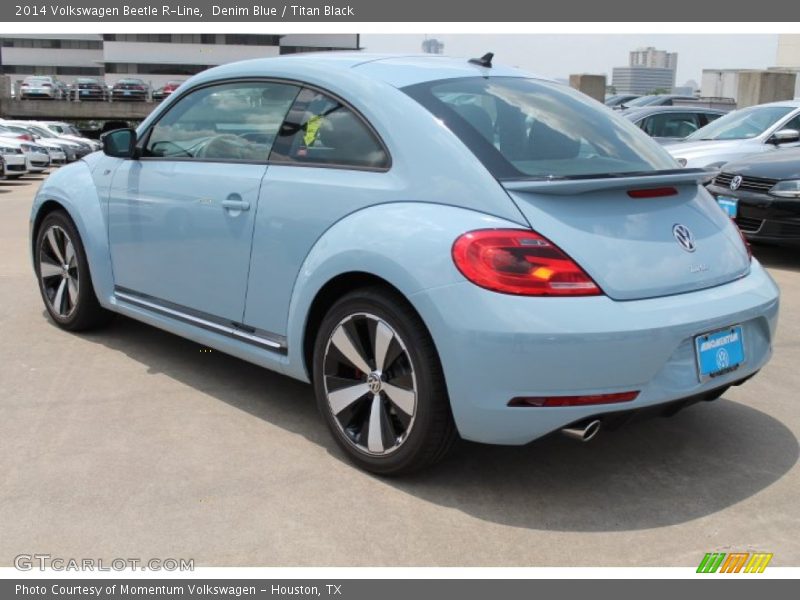 Denim Blue / Titan Black 2014 Volkswagen Beetle R-Line