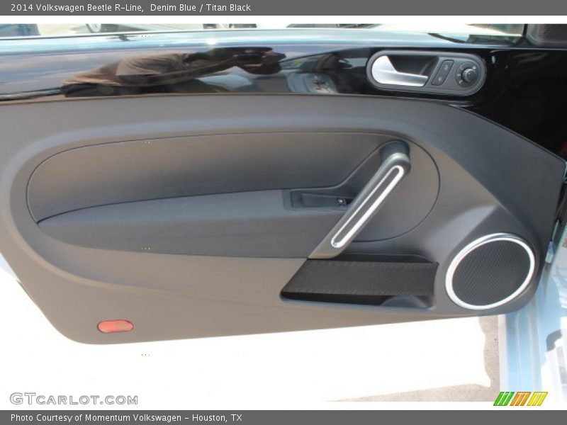 Denim Blue / Titan Black 2014 Volkswagen Beetle R-Line