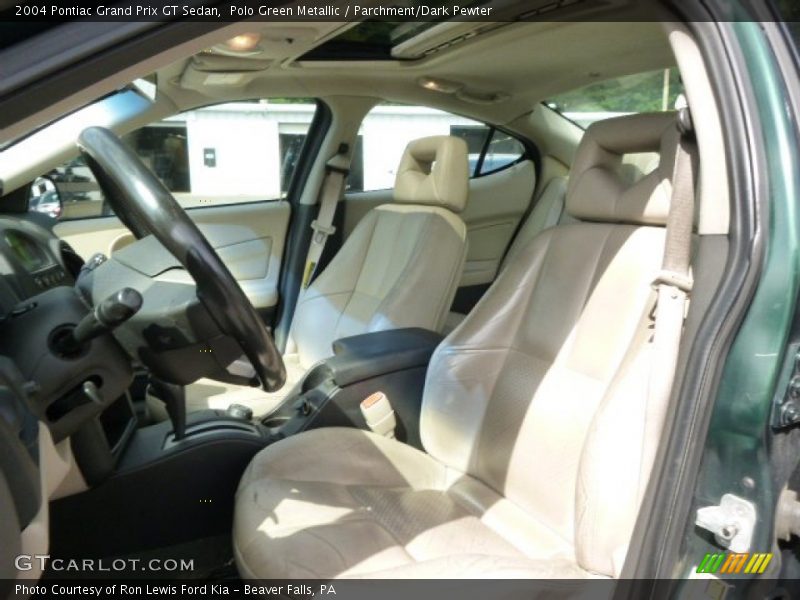 Polo Green Metallic / Parchment/Dark Pewter 2004 Pontiac Grand Prix GT Sedan