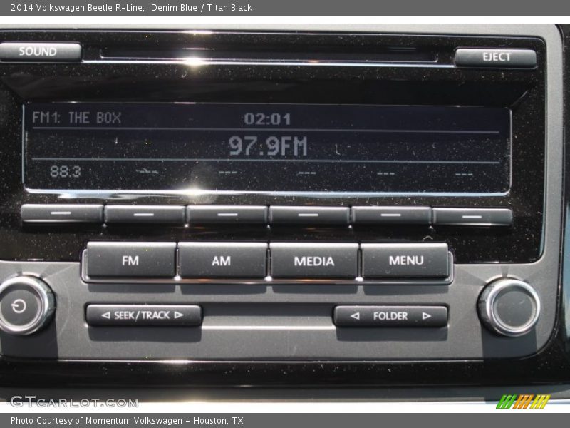 Denim Blue / Titan Black 2014 Volkswagen Beetle R-Line