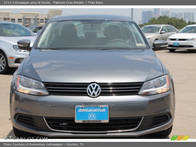 Platinum Gray Metallic / Titan Black 2014 Volkswagen Jetta SE Sedan
