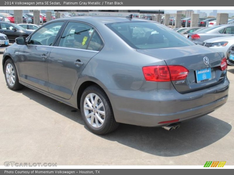 Platinum Gray Metallic / Titan Black 2014 Volkswagen Jetta SE Sedan