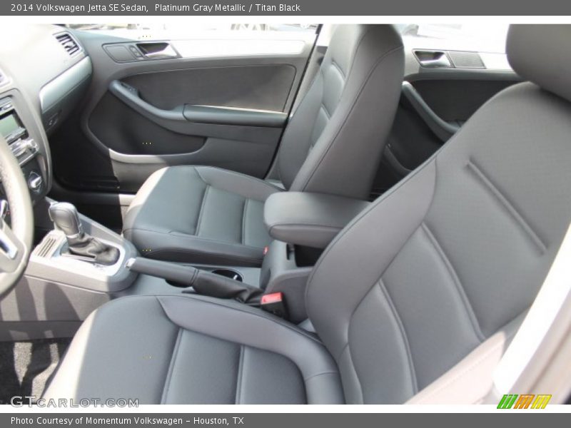 Platinum Gray Metallic / Titan Black 2014 Volkswagen Jetta SE Sedan