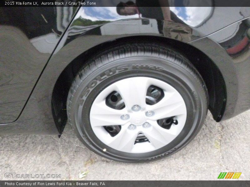 Aurora Black / Gray Two Tone 2015 Kia Forte LX