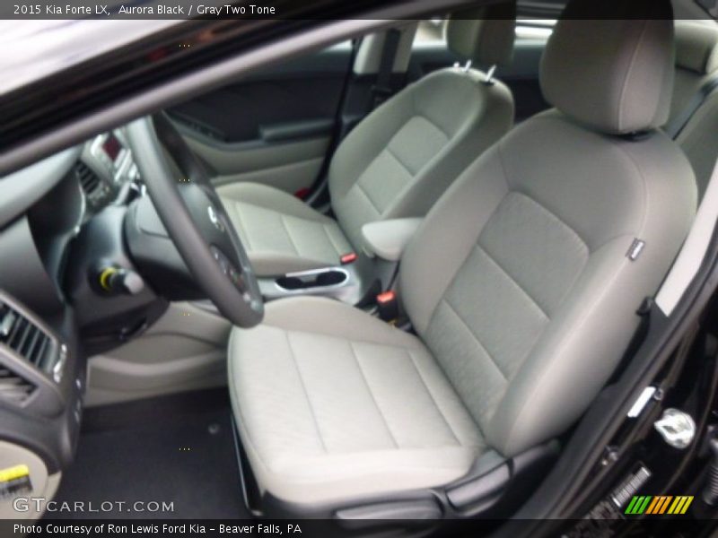 Aurora Black / Gray Two Tone 2015 Kia Forte LX