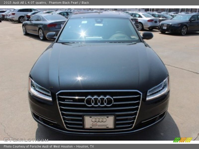 Phantom Black Pearl / Black 2015 Audi A8 L 4.0T quattro