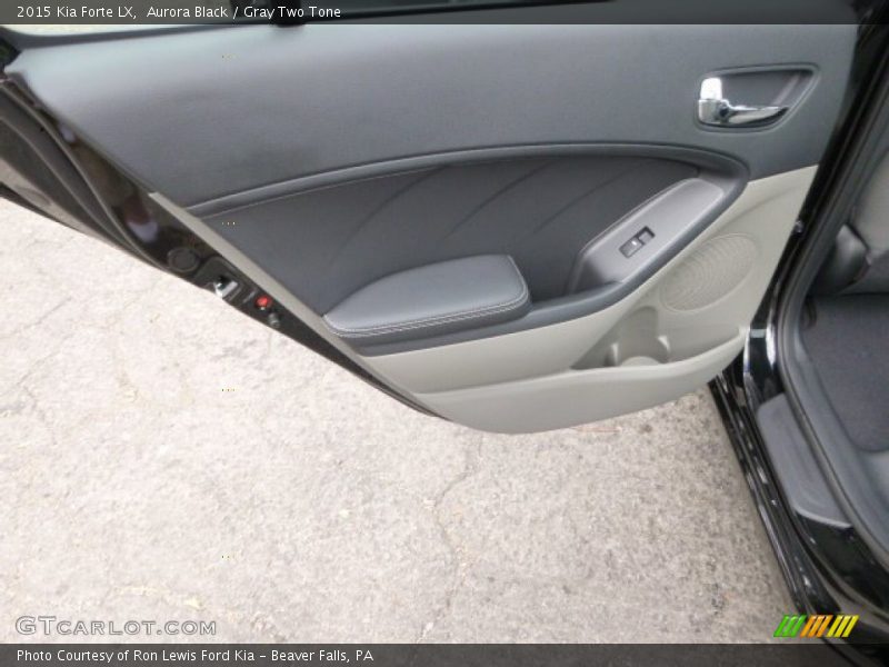 Aurora Black / Gray Two Tone 2015 Kia Forte LX