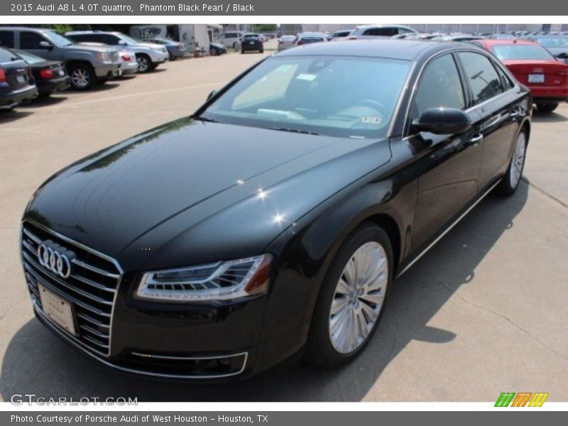 Phantom Black Pearl / Black 2015 Audi A8 L 4.0T quattro