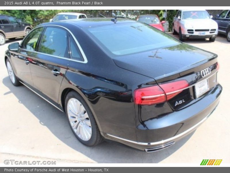 Phantom Black Pearl / Black 2015 Audi A8 L 4.0T quattro