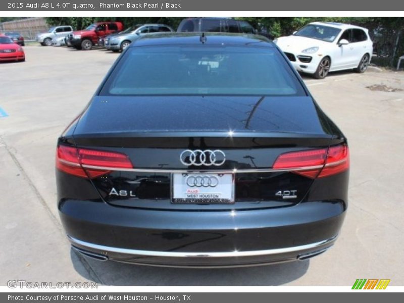 Phantom Black Pearl / Black 2015 Audi A8 L 4.0T quattro