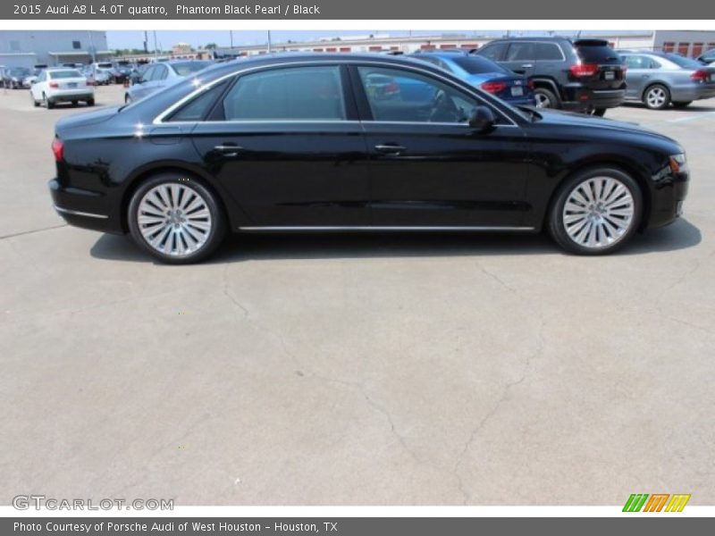 Phantom Black Pearl / Black 2015 Audi A8 L 4.0T quattro