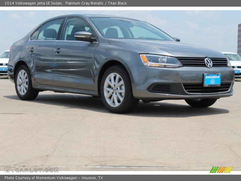 Platinum Gray Metallic / Titan Black 2014 Volkswagen Jetta SE Sedan