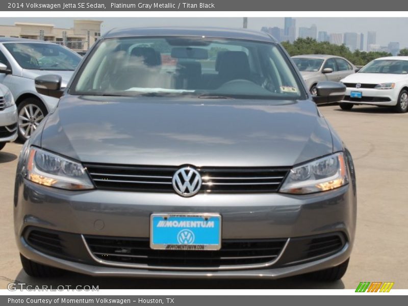 Platinum Gray Metallic / Titan Black 2014 Volkswagen Jetta SE Sedan