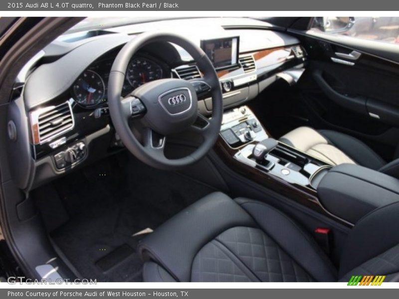 Phantom Black Pearl / Black 2015 Audi A8 L 4.0T quattro