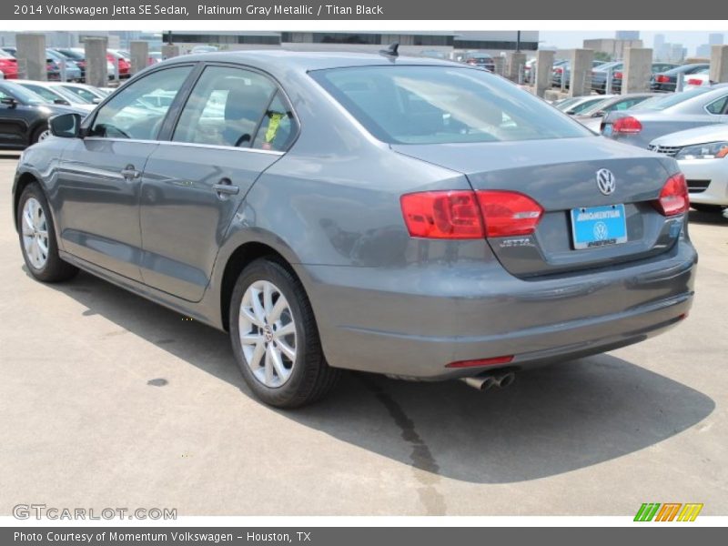 Platinum Gray Metallic / Titan Black 2014 Volkswagen Jetta SE Sedan