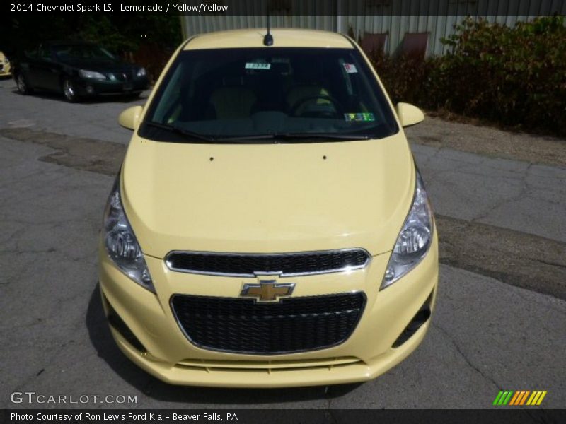Lemonade / Yellow/Yellow 2014 Chevrolet Spark LS