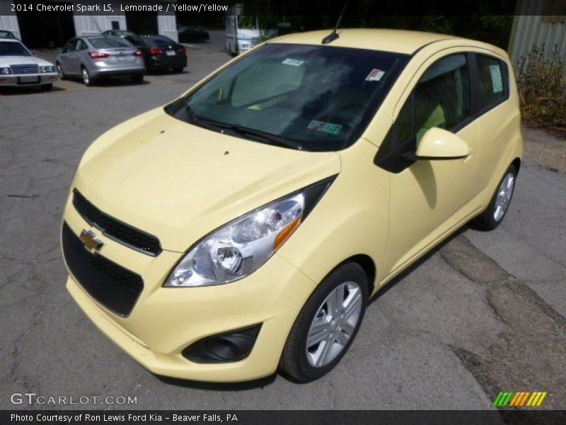 Lemonade / Yellow/Yellow 2014 Chevrolet Spark LS