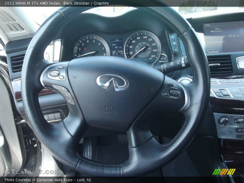 Black Obsidian / Graphite 2011 Infiniti M 37x AWD Sedan