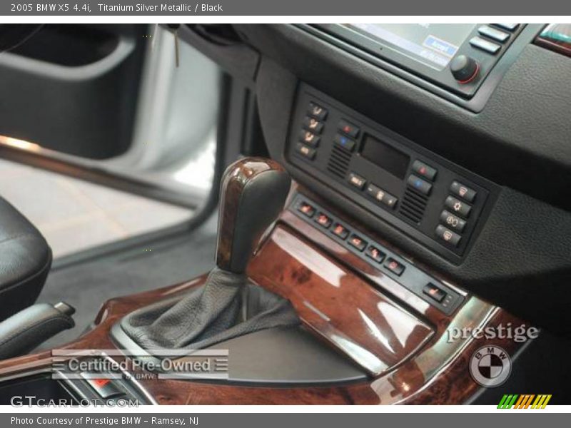 Titanium Silver Metallic / Black 2005 BMW X5 4.4i