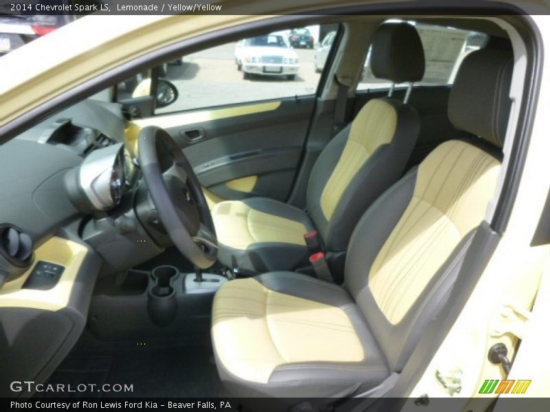 Lemonade / Yellow/Yellow 2014 Chevrolet Spark LS