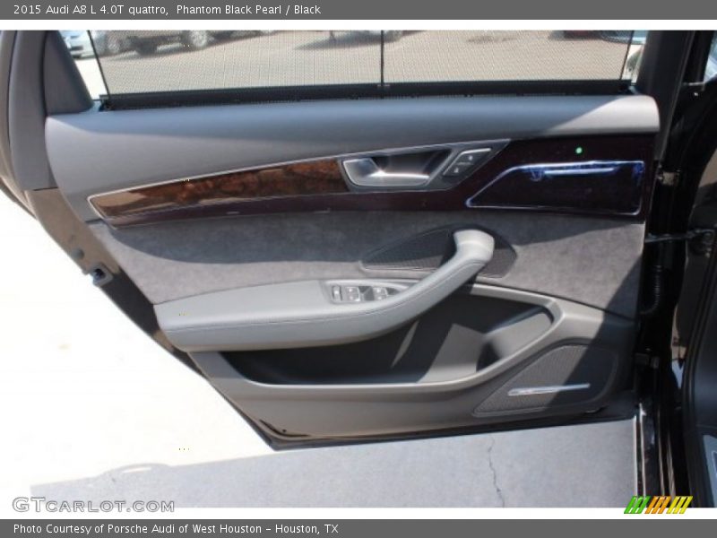 Phantom Black Pearl / Black 2015 Audi A8 L 4.0T quattro