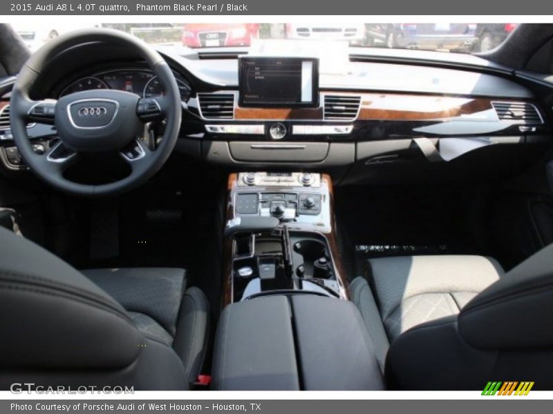 Phantom Black Pearl / Black 2015 Audi A8 L 4.0T quattro