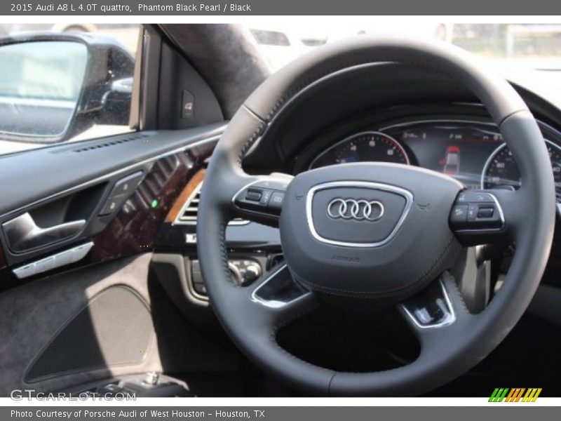 Phantom Black Pearl / Black 2015 Audi A8 L 4.0T quattro