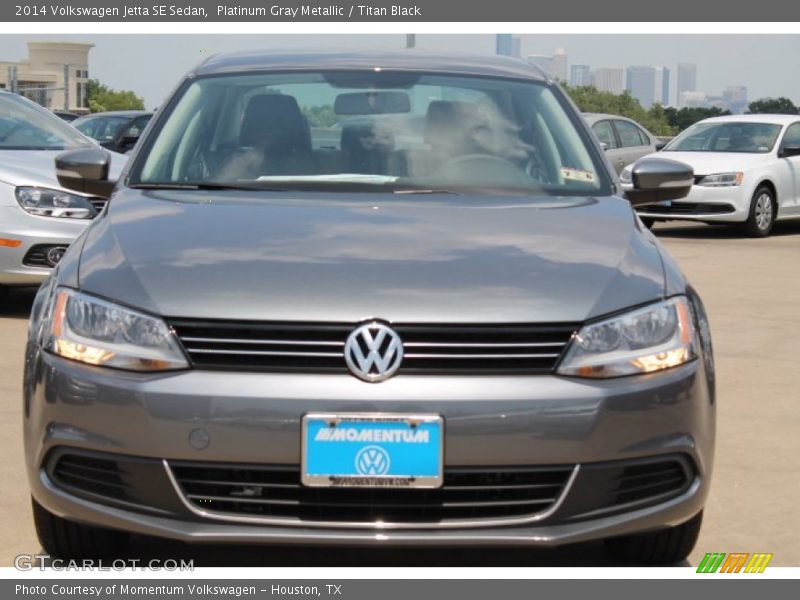 Platinum Gray Metallic / Titan Black 2014 Volkswagen Jetta SE Sedan