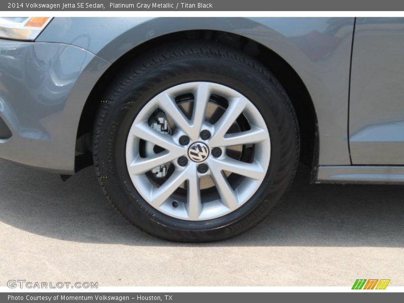 Platinum Gray Metallic / Titan Black 2014 Volkswagen Jetta SE Sedan